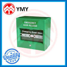 Emergency Break Glass Fire Alarm Door