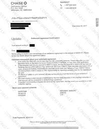 settlement letter from chase consumer