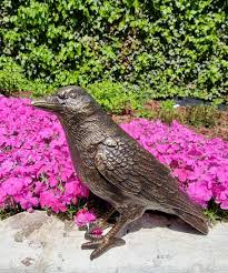 Lifelike Bronze Bird Garden Statues