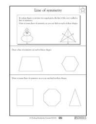 Find the number of lines of symmetry in a regular hexagon. Line Of Symmetry Lesson Plans Worksheets Lesson Planet