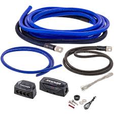 Connect speed wire to the in and out of the harness and just feed audio back. Kicker Pkd1 Dual 1 0 Gauge 2 Channel Power Amplifier Installation Kit