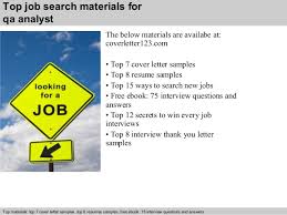 Qa Analyst Cover Letter Sample   LiveCareer        Tips to write cover letter for qa analyst    