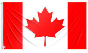 Drapeau canadien renforcé de 90 x 150 cm, avec deux œillets en métal,  drapeau Canada : Amazon.fr: Jardin