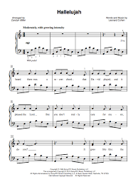 The benefit of hallelujah piano sheet music free printable is another desirable element. Hallelujah Cohen Easy Piano Sheet Music The Piano Student