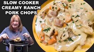 slow cooker creamy ranch pork chops