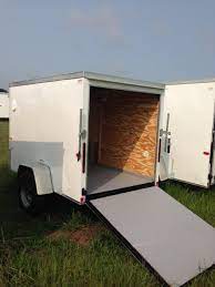 7 x 12 enclosed cargo trailer single