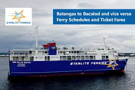 Magkano po shipping fee pag cellphone ang ipapadala? Batangas To Bacolod And V V Starlite Ferries Schedule Via Antique Iloilo