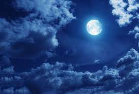 nature sky night moon earth cloud