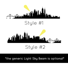 City Skyline Silhouette Gotham