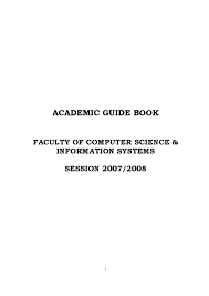 Fsksm Utm Academic Guide Book 2007 2008 By Universiti