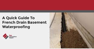 french drain basement waterproofing