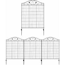 Costway 4 Panels Steel Decorative