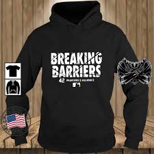 Brown bike lane can cooler. Breaking Barriers 42 Players Alliance Mlb Shirt Hoodie Sweater Long Sleeve And Tank Top