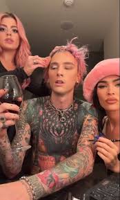 megan fox gives machine gun kelly wild