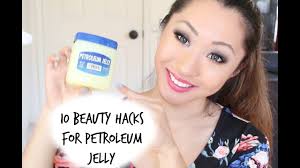 10 petroleum jelly beauty hacks that