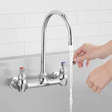 Waterloo Wall Mount Faucet With 8