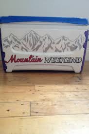 Coors Light Mountain Weekend Logo Fraternity Coolers Cooler Painting Frat Coolers