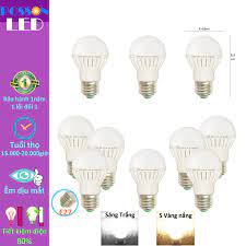 10 Bóng đèn Led 3w bup tròn bulb tiết kiệm điện giá rẻ Posson LB-E3x
