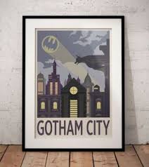 Batman Poster Batman Print Batman Art