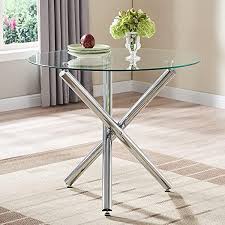 Round Glass Dining Room Table For 2 To