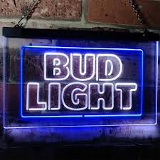 Bud Light Logo 2 Neon Like Led Sign Dual Color