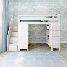 Fresh and beige colors are perfect combination to fill the nuance with calming atmosphere to work. Bunk Bed Desk Dresser Combo Wayfair