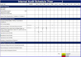 6 Free Audit Schedule Templates In Ms Word And Ms Excel