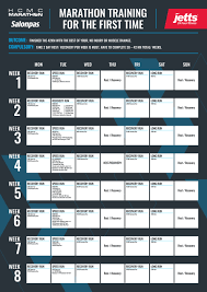 8 week marathon training plan for the