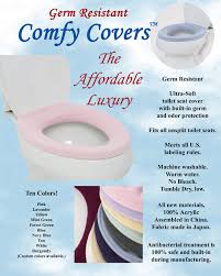 2 Comfy Covers Germ Resistant Toilet