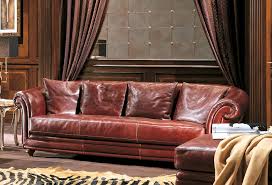 or 245 3s traditional leather sofa