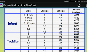 European Shoe Comparison Online Charts Collection