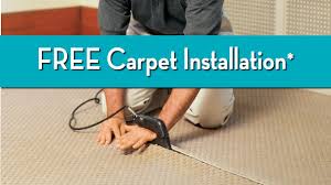 free carpet installation you