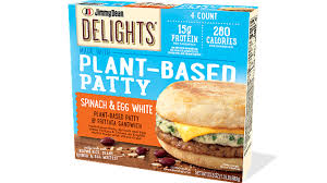 plant based patty frittata sandwich