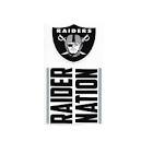 Oakland Raiders Double Up Die Cut Vinyl Stickers