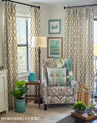 simple curtain panels with lining