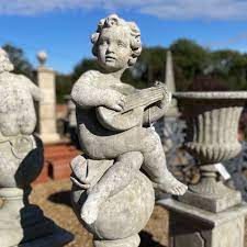 French Ian Putti Garden Statues