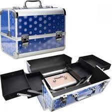hexa holographic makeup train case
