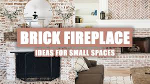 brick fireplace ideas for small es