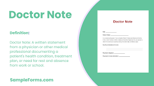 doctor note sles pdf ms word