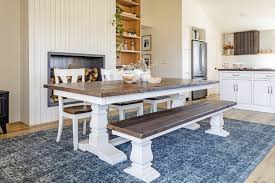 size rug to put under a kitchen table