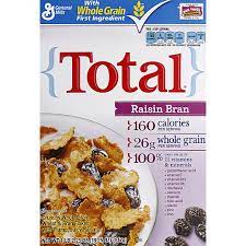 total cereal raisin bran 18 25 oz box