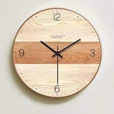 Big Wall Clocks Wood Nordic Style