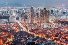 The seoul capital area (sca), sudogwon (korean: South Korea Capital City At Night Stock Photo Picture And Royalty Free Image Image 94458984