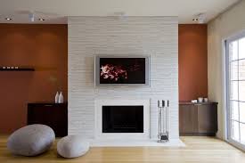 Vertical Tile Fireplace Surround