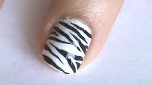 zebra nail art design you