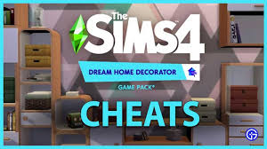 sims 4 dream home decorator cheats