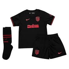 Shop the hottest atletico madrid football kits and shirts to make your excitement clear this football season. Atletico Madrid Away Shirt 2019 20 Mini Kit Kids Www Unisportstore Com