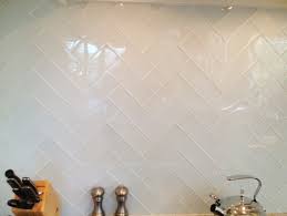 White Glass Tile Backsplash Design Ideas