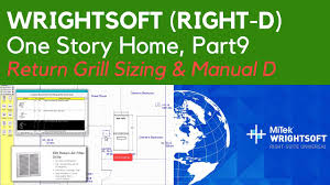 wrightsoft manual d duct design one