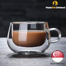 Tea Cups Latte Cup Glass Coffee Mug